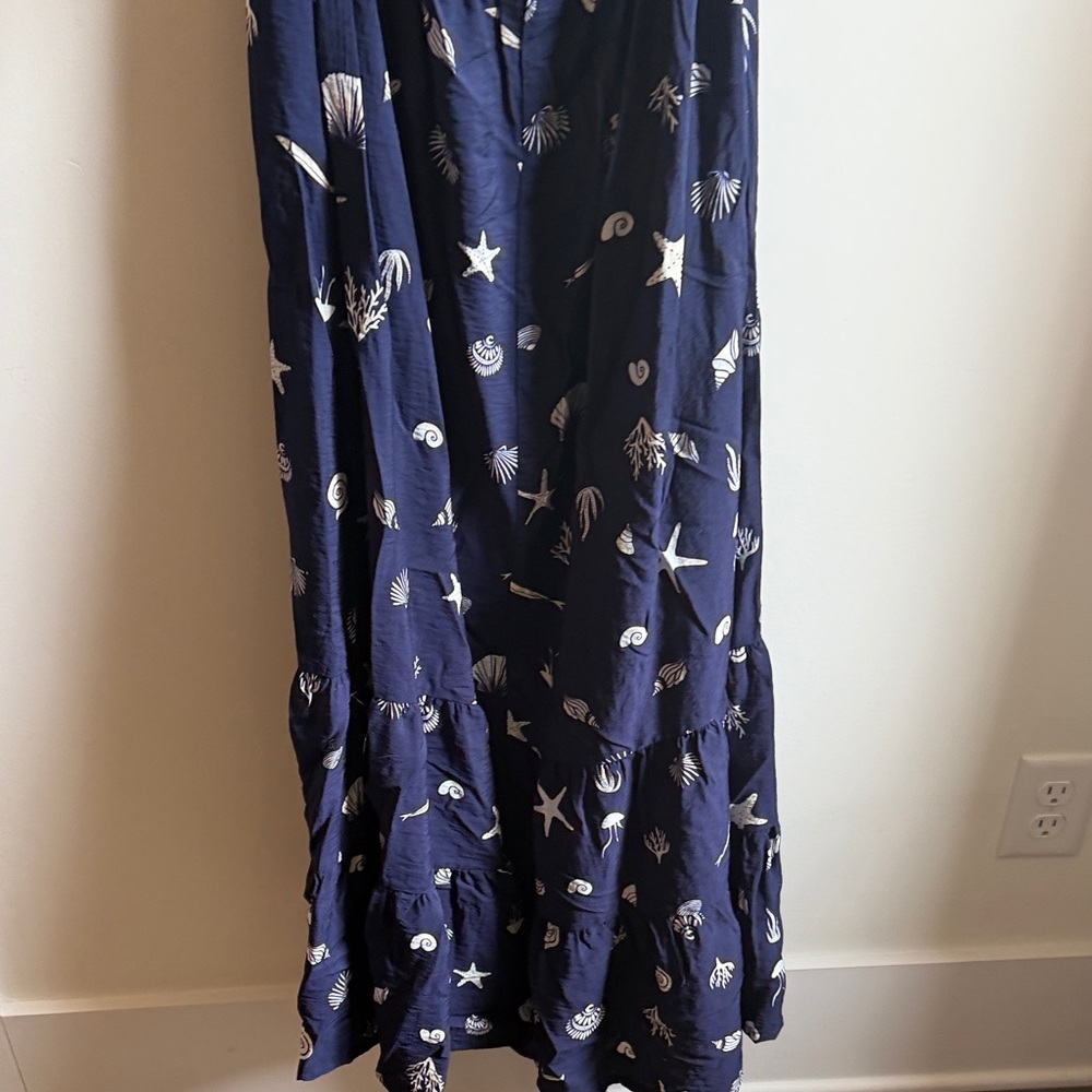 A new day Navy Blue Star and Sea Shells Maxi Dress - Picture 6 of 7
